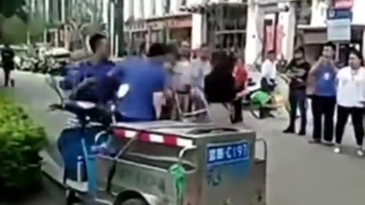 This is how the police in communist China frequently operates