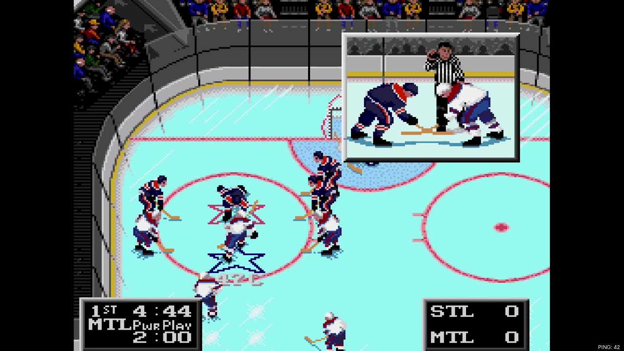 NHL '94 Sega Super Liga Game 17 - Chris O (STL) at Len the Lengend (MON)