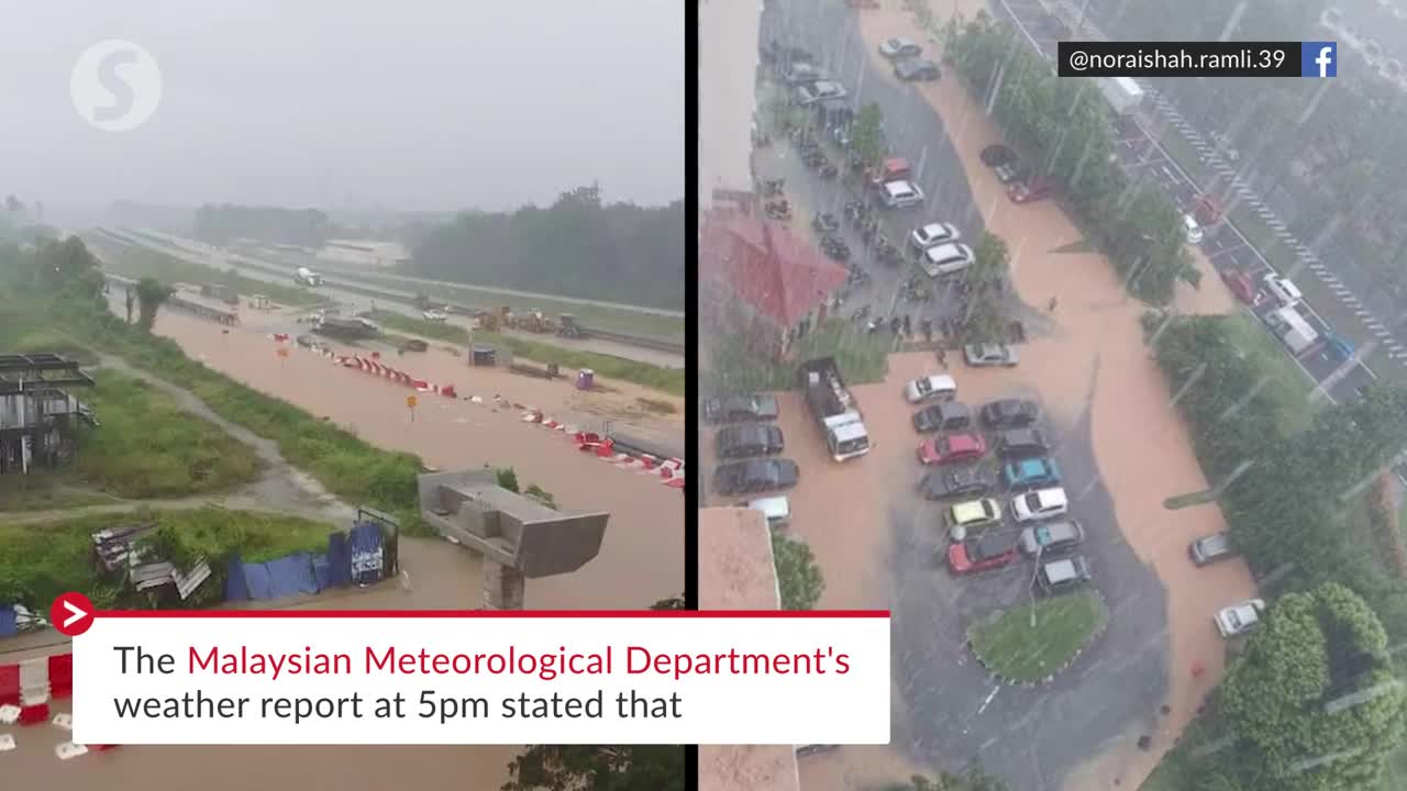 Floods: Taman Sri Muda residents urged to move vehicles to higher ground