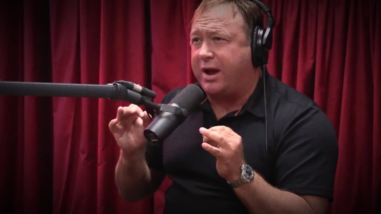 Alex Jones describes the secrets of the universe