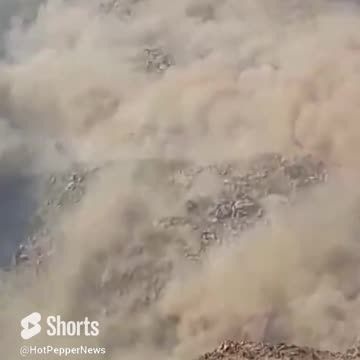 🚨WATCH: Terrifying footage of coal mine collapse in China