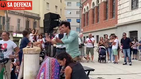 Manifestazione No Dittatura Sanitaria, pass vaccinale