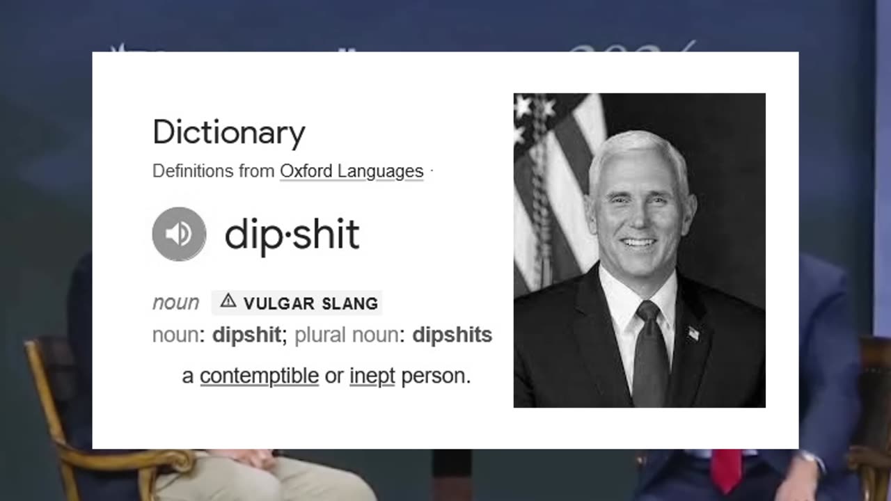 Mike Pence Dictionary Definition - Donald Trump is Stupid