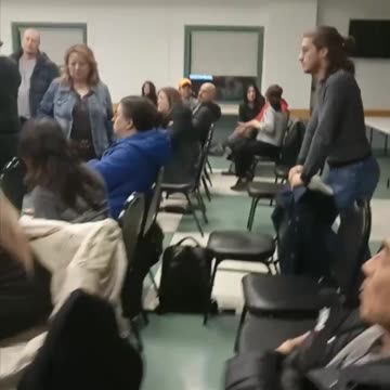 York community meeting SHUTS DOWN as soon as parents question SOGI being brought to Ontario. Cops literally cut the mic.