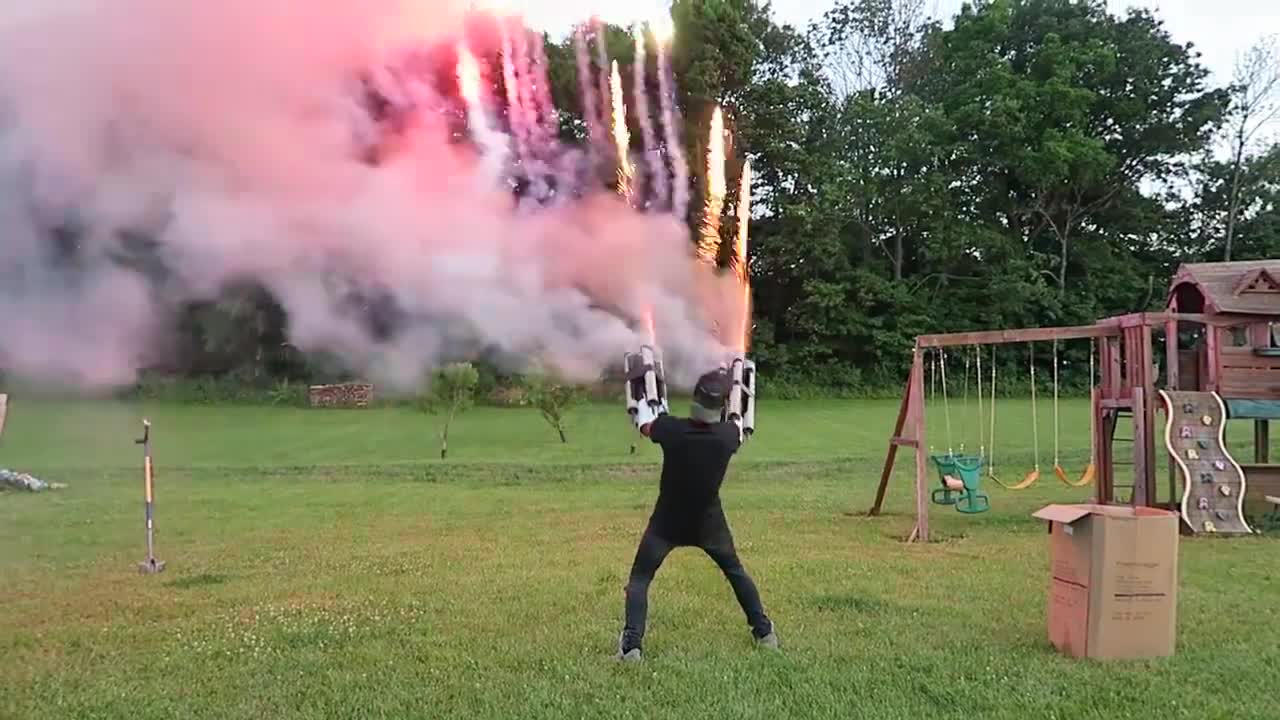 Fireworks Machine Gun