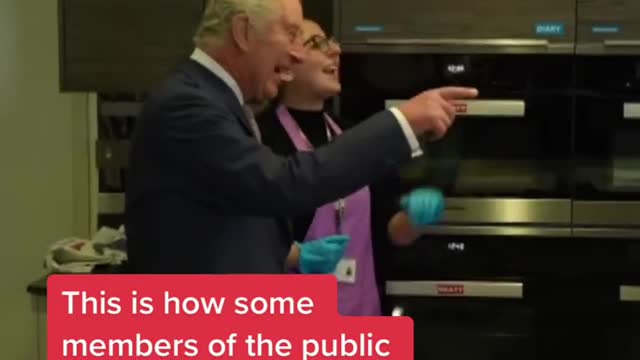 King shares sweet moment with royal fan