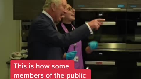 King shares sweet moment with royal fan