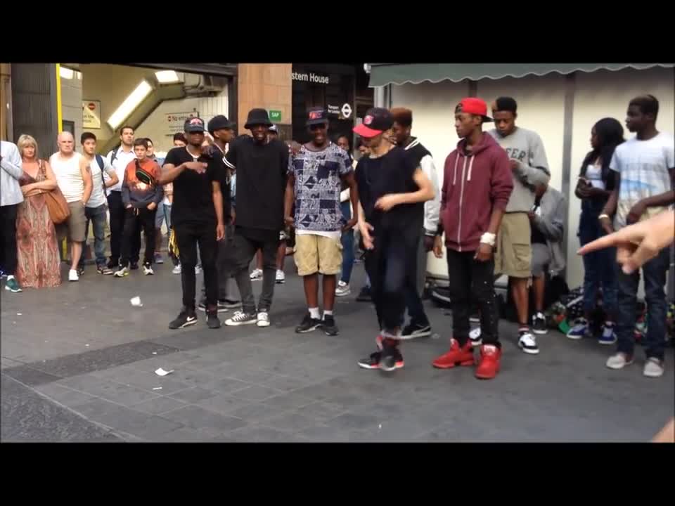 Crazy Street Dance Crew @ Oxford Circus, London (Part1)