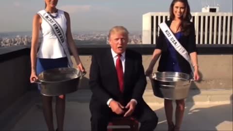 TrumpCaught s!# Doing Ice Bucket Challenge