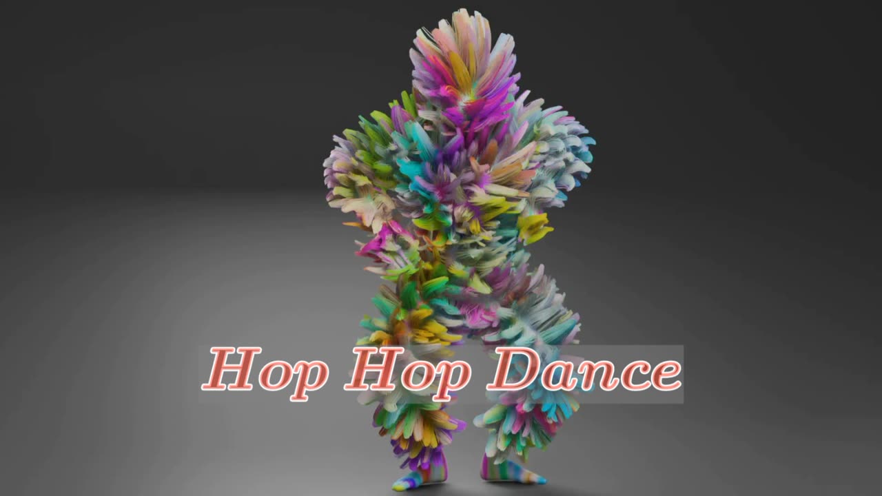 Hip hop dance 3D animation video
