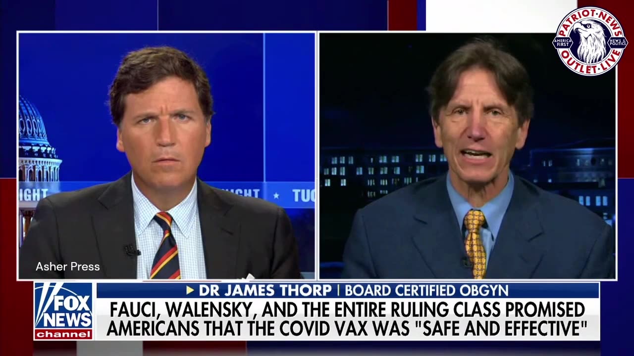 Potężne wrosty zaburzeń menstrualnych, poronień - Tucker Carlson, Dr James Thorp - napisy PL