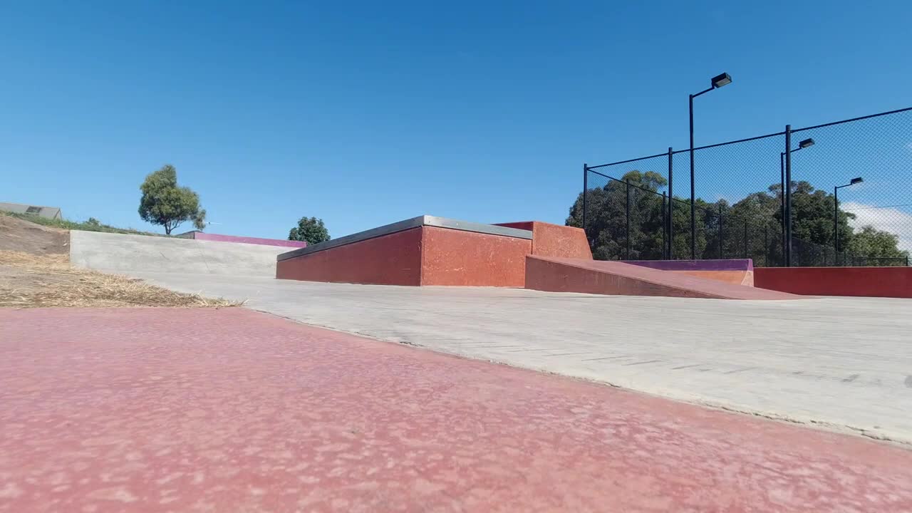 Skateboard Slams Into Camera Accidently After Guy Skates On IT