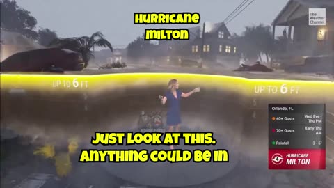 CGI simulation by the Weather Channel shows destructive Hurricane Milton