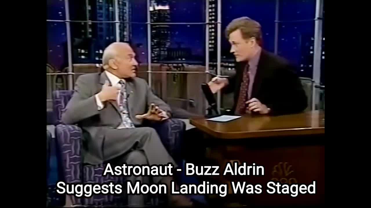 Buzz Aldrin: It was animation.