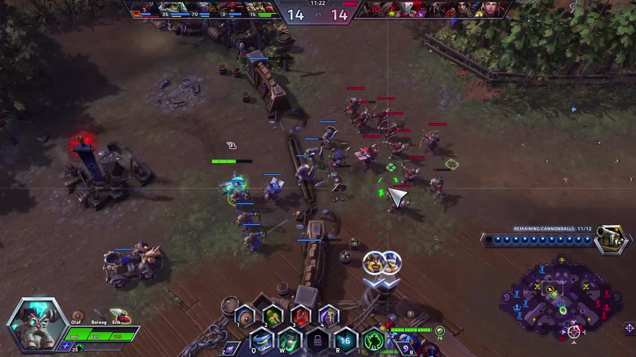 HotS - the Lost Vikings plays - Quick Match - finally, a stomp - Blackheart's Bay