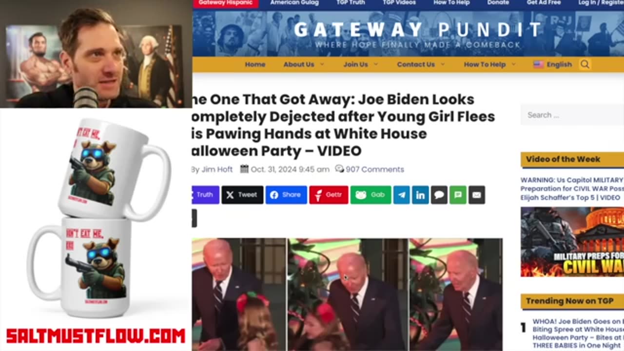 Joe Biden Bit A Bunch Of Kids At White House Halloween Event