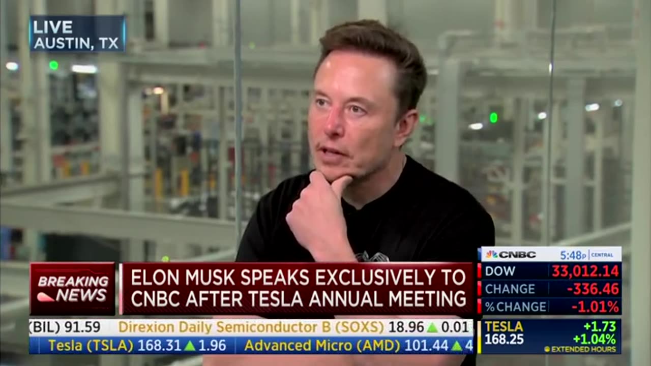 Elon Musk destroys CNBC reporter over “conspiracy theories.”