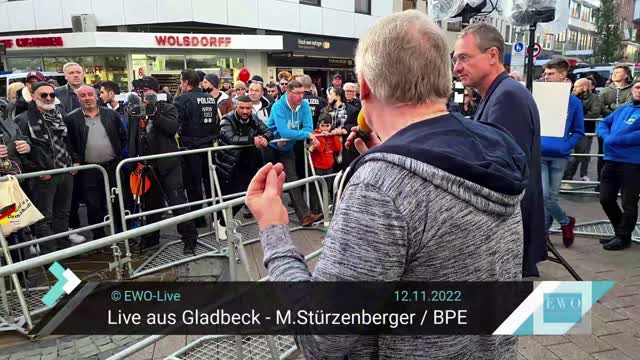 Verbales Feuerwerk in Gladbeck 2.0 - BPE-Kundgebung