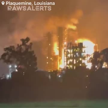 🚨#BREAKING: Massive explosion reported at the Dow Chemical Plant