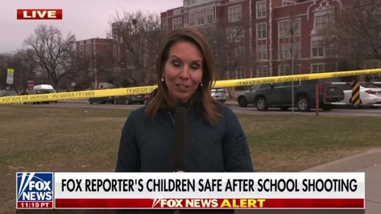 FOX reporter reunited with her son after school shooting live on air