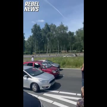 Dutch Citizens, in Support of the Farmers, Blocked Highways A7 and A28 Respectively