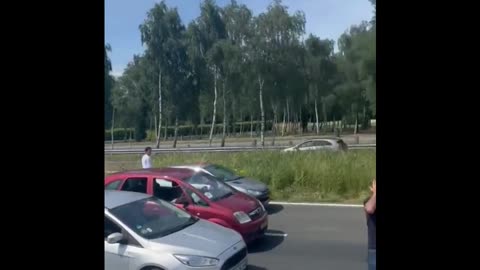 Dutch Citizens, in Support of the Farmers, Blocked Highways A7 and A28 Respectively