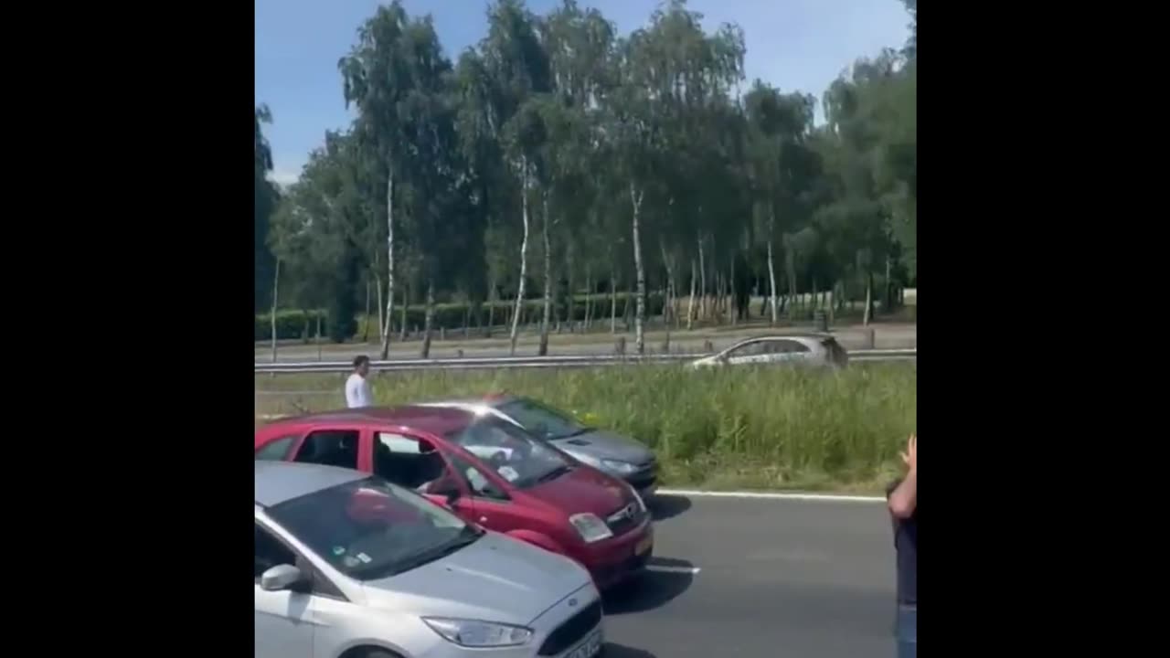 Dutch Citizens, in Support of the Farmers, Blocked Highways A7 and A28 Respectively