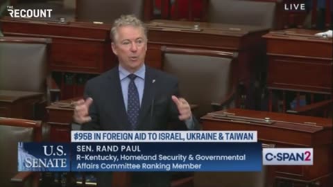Rand Paul informing us about our $60 BILLION going to Ukraine