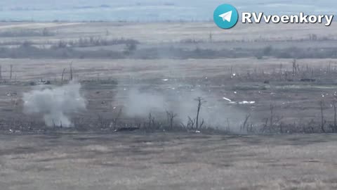 The Russian 136 brigade storms the enemy trenches,