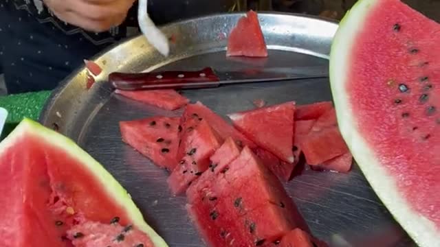 🇮🇶 Watermelon King in Iraq Street Food Market
