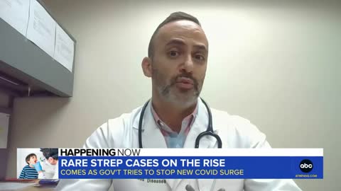 Rare strep cases on the rise