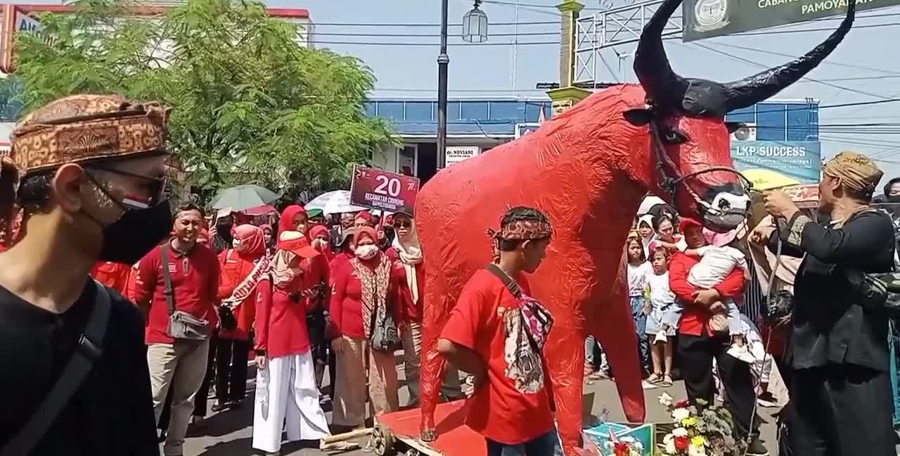 Carnival celebration in cianjur 2022 Indonesia