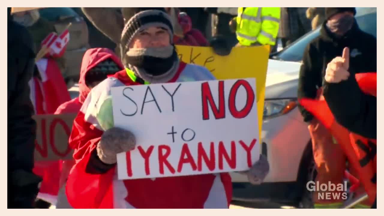 No shortage of support for “freedom convoy” despite frigid temperatures