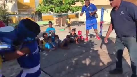 Just Two Kids Boxing🥊What Could Possibly Go Wrong👀😎