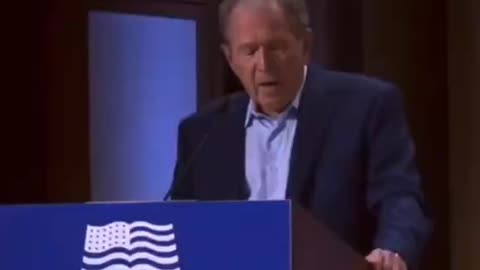 Bush tells on himself.