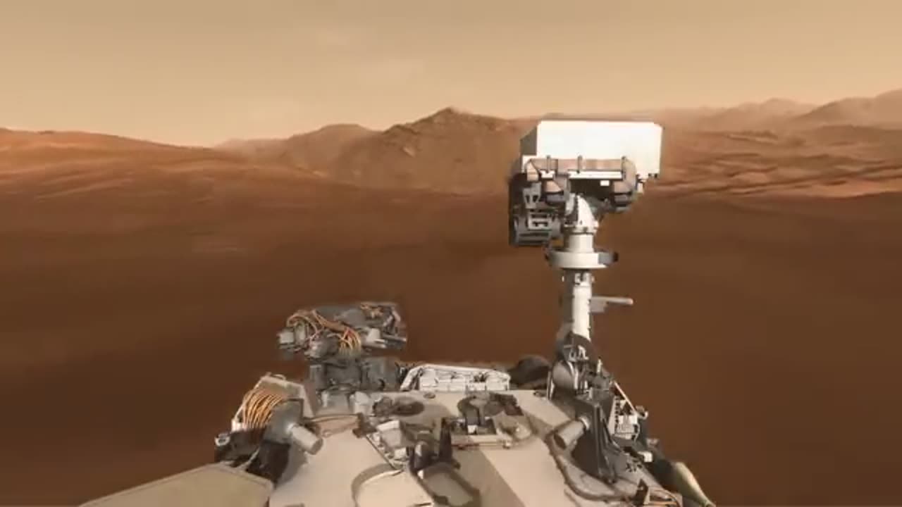 Mars Laboratory Curiosity Rover Animation