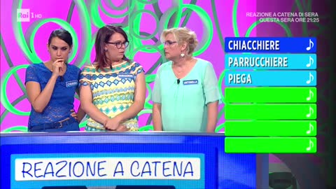RAIUNO - Reazione A Catena-La Catena Musicale (14/08/2017)