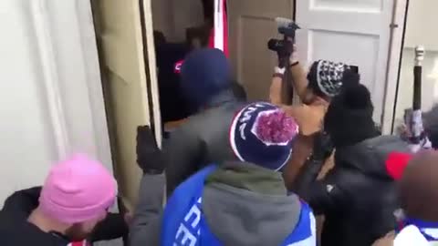 Protesters Let Into The Capital Building
