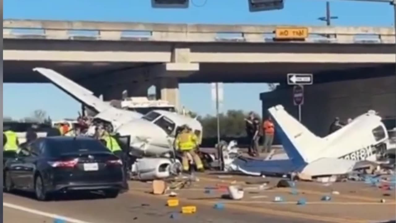 SHOCKING Plane Crash on a Busy Texas Highway - What REALLY Happened!