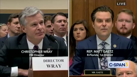 Gaetz slams Wray