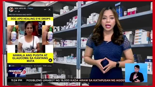 Fact CheckED:Isang brand ng eye drops,nakakagaling ng glaucoma?