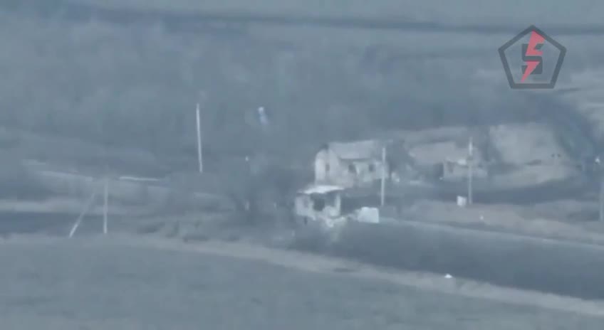 Firing Rockets at Russian Soldiers as they Run Away