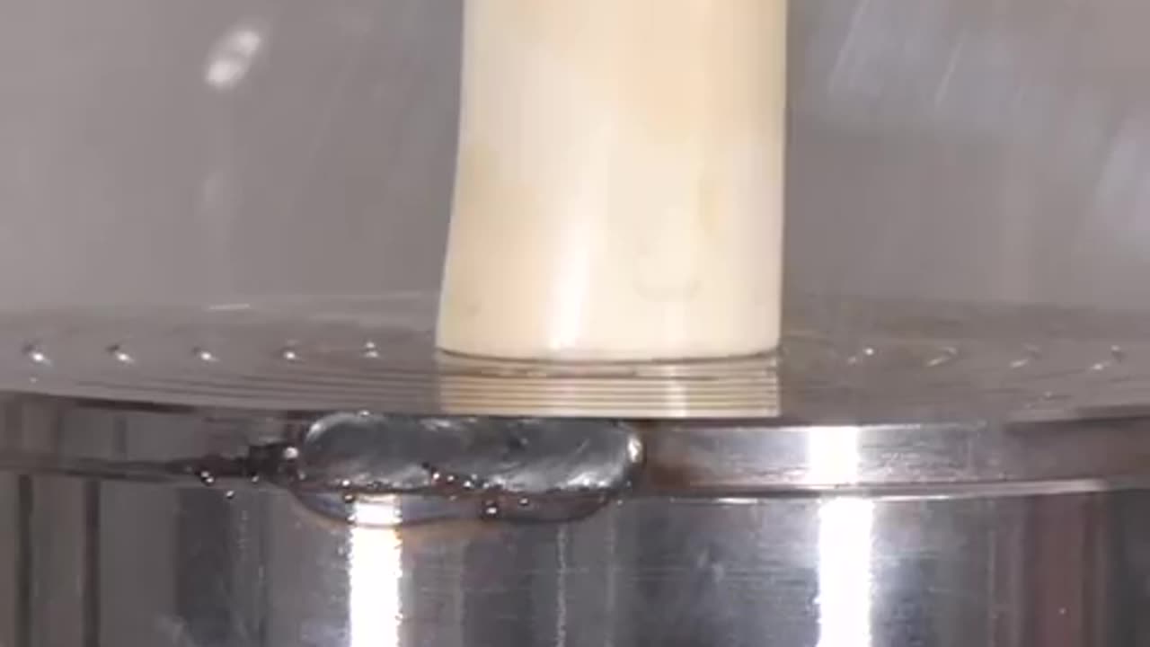 The strength of a bone tested under a press