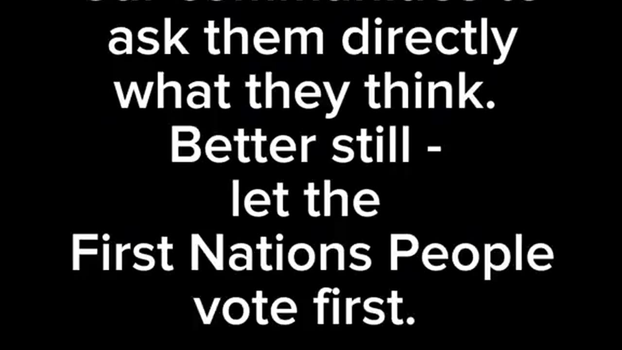 Watch a bunch of yes campaigners tell an Aboriginal fellow how he should feel about the voice