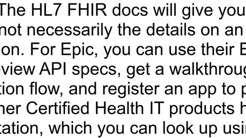 How do you access a patient39s data via FHIR API