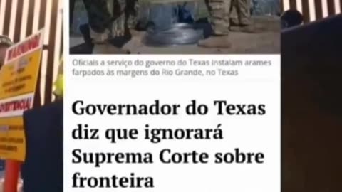 A imprensa americana não toca no assunto. Imagina a brasileira. Entenda a contenda entre o desgoverno Biden com o Governo Texano.