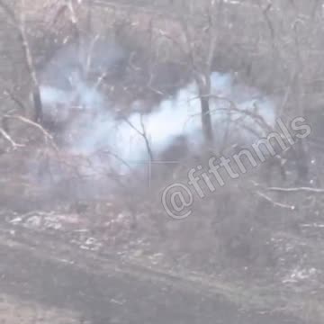 Russian Fights Off an FPV with a Stick