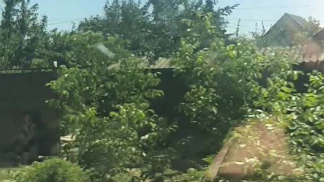 Trains outside the city