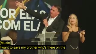 Bolsonaro faz discurso inesperado em São Paulo e Michelle se pronuncia