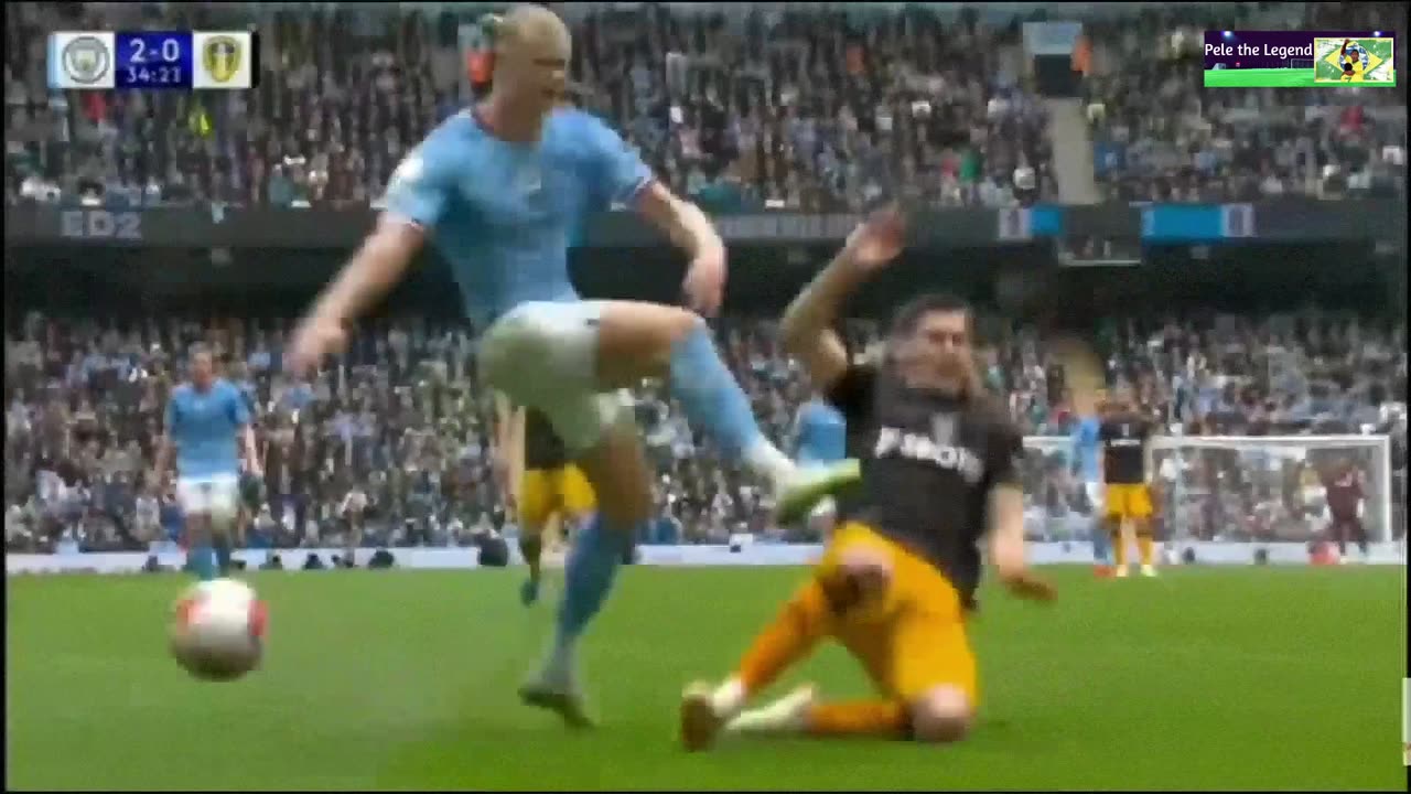 Highlights & Goals | Manchester City vs Leeds 2-1 Premier League